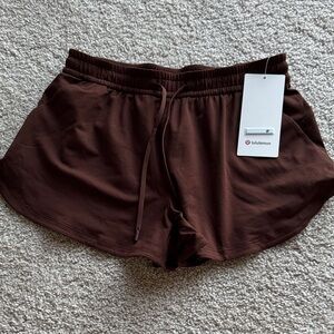 lululemon athletica Women's Dark Brown Athletic Shorts